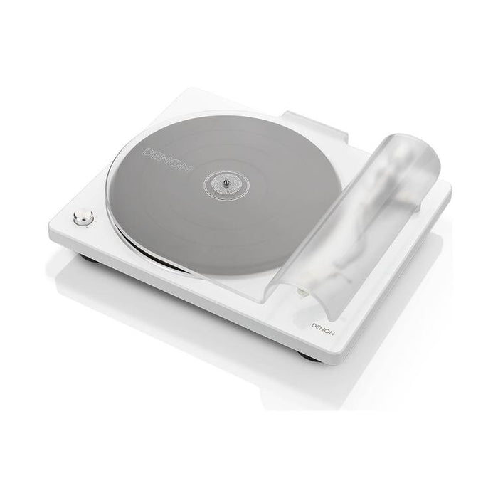 Denon DP-400 | Table tournante Hi-Fi - Capteur automatique de vitesse - Bras de vitesse en "S" - Blanc-SONXPLUS.com