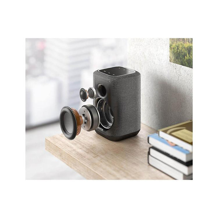 Denon HOME 150 | Haut-parleur sans fil intelligent - Bluetooth - Couplage Stéréo - HEOS intégré - Noir - Unité-SONXPLUS.com