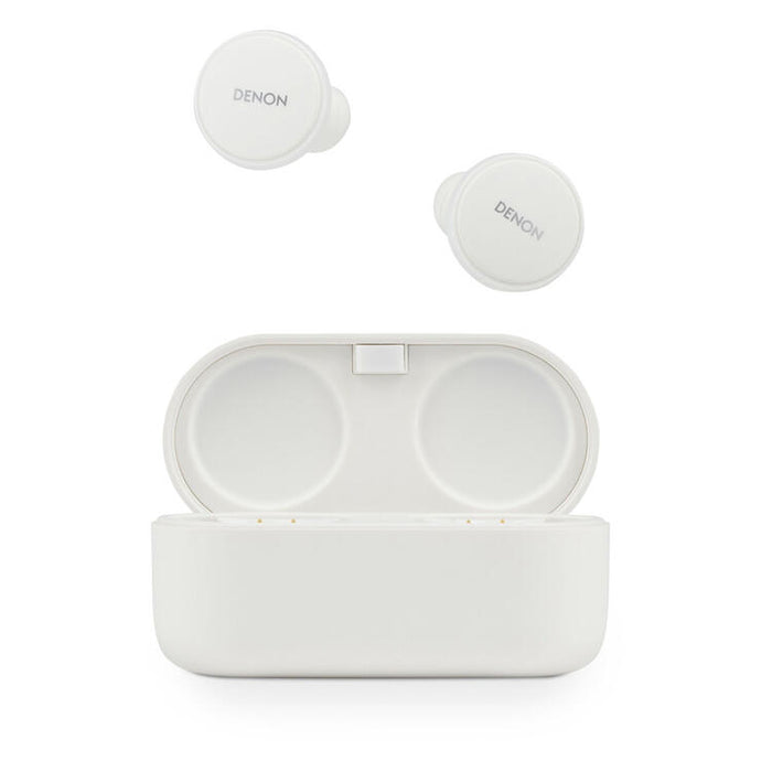 Denon PERL PRO | Écouteurs intra-auriculaires - Sans fil - Bluetooth - Technologie Masimo Adaptive Acoustic - Blanc-SONXPLUS.com