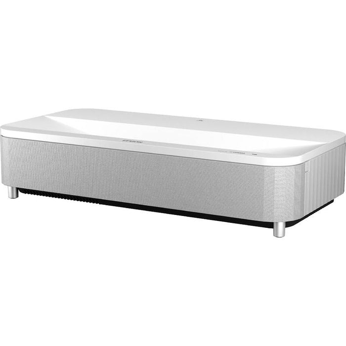 Epson EpiqVision Ultra LS800 | Projecteur laser multimédia intelligent - Technologie 3LCD à très courte portée - 3 puces - 16:9 - 4K Pro-UHD - Blanc-SONXPLUS.com