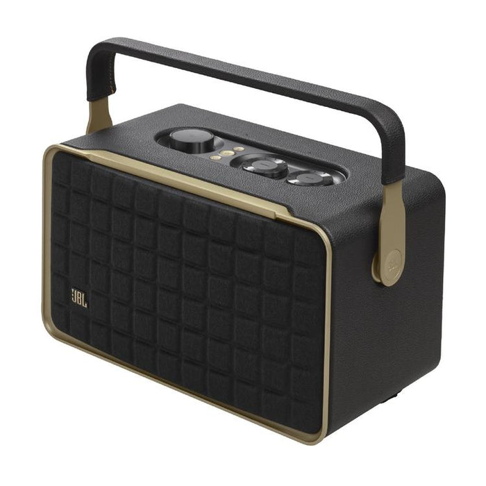JBL Authentics 300 | Haut-parleurs portatif - Batterie intégrée - Wi-Fi - Bluetooth - Noir-SONXPLUS.com