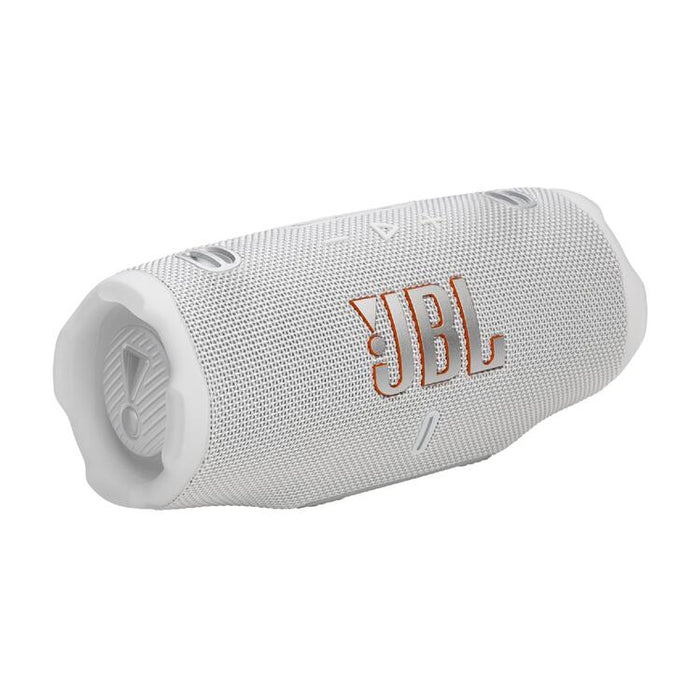 JBL Charge 6 | Haut-Parleur Portatif Bluetooth - Étanche - Auracast - 28 Heures d'autonomie - Blanc-SONXPLUS.com