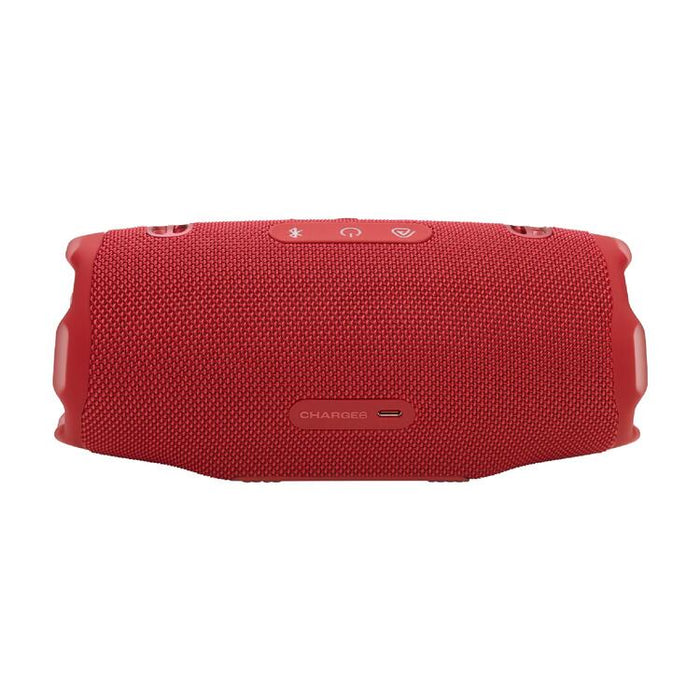 JBL Charge 6 | Haut-Parleur Portatif Bluetooth - Étanche - Auracast - 28 Heures d'autonomie - Rouge-SONXPLUS.com