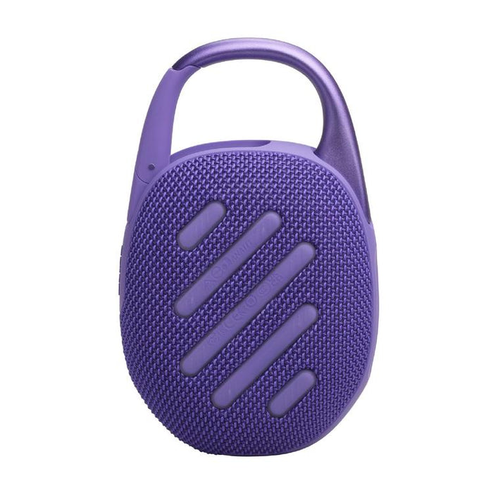 JBL Clip 5 | Haut-parleur à mousqueton portable - Bluetooth - IP67 - Mauve-SONXPLUS.com