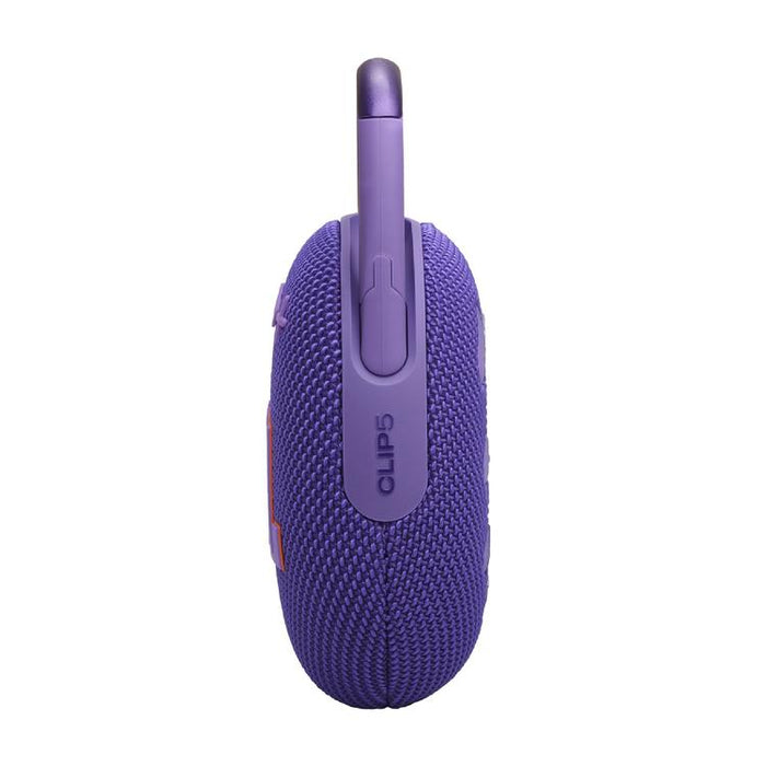 JBL Clip 5 | Haut-parleur à mousqueton portable - Bluetooth - IP67 - Mauve-SONXPLUS.com