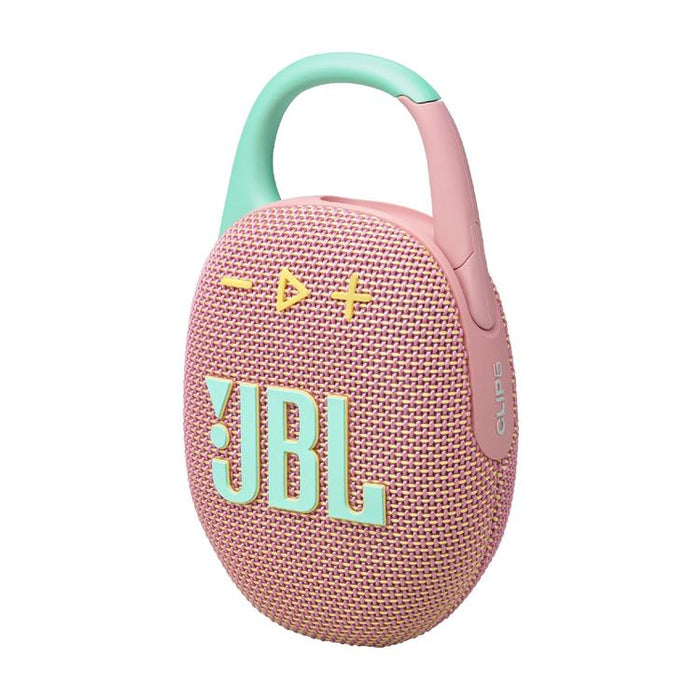 JBL Clip 5 | Haut-parleur à mousqueton portable - Bluetooth - IP67 - Rose-SONXPLUS.com