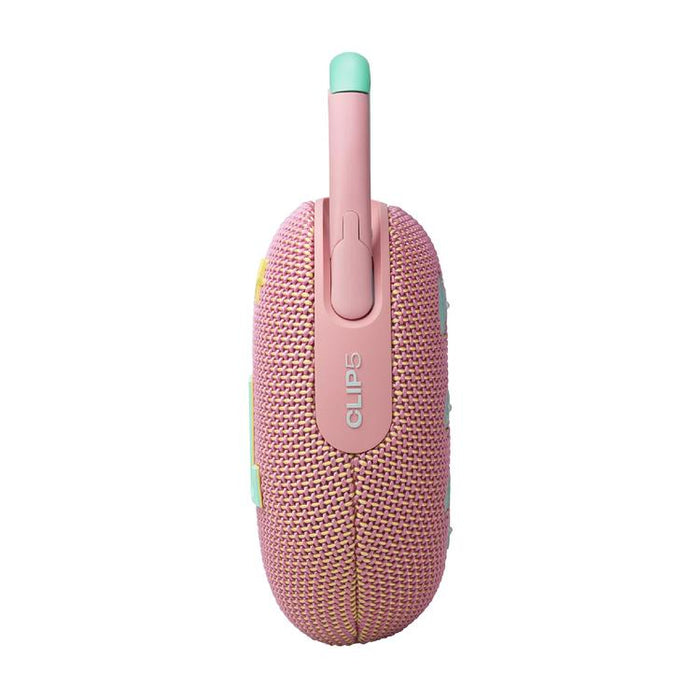 JBL Clip 5 | Haut-parleur à mousqueton portable - Bluetooth - IP67 - Rose-SONXPLUS.com
