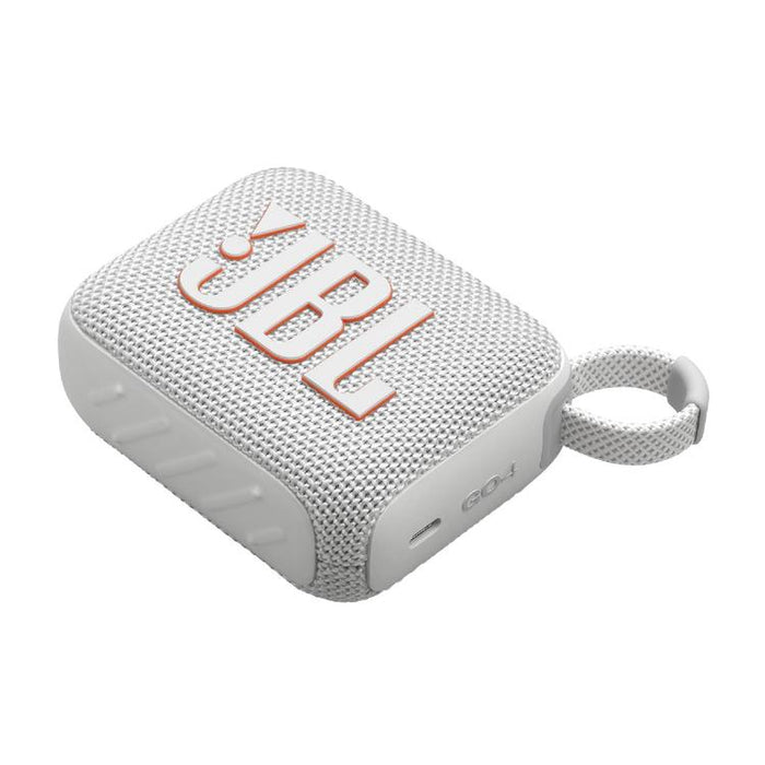 JBL GO 4 | Mini haut-parleur portable - Bluetooth - IP67 - Blanc-SONXPLUS.com