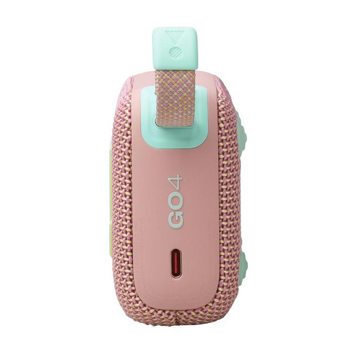 JBL GO 4 | Mini haut-parleur portable - Bluetooth - IP67 - Rose-SONXPLUS.com