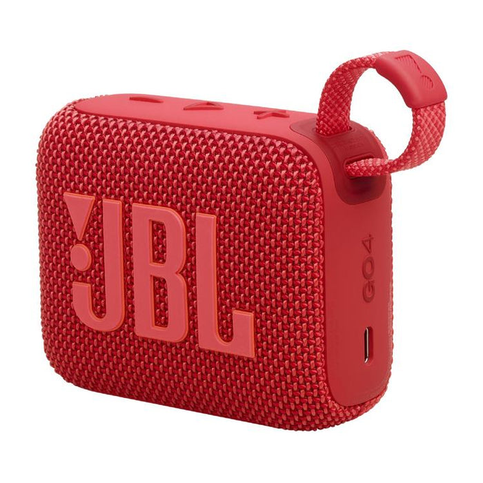 JBL GO 4 | Mini haut-parleur portable - Bluetooth - IP67 - Rouge-SONXPLUS.com