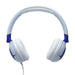 JBL JR320 | Écouteurs filaires circum-auriculaires pour enfant - JBL Safe Sound - Microphone - Bleu-SONXPLUS.com