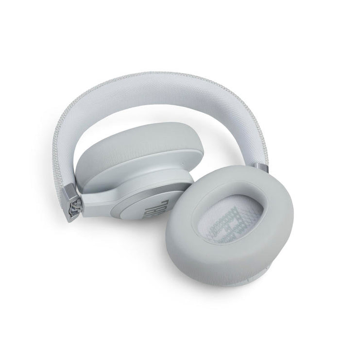 JBL Live 660NC | Écouteurs sans fil circum-auriculaires - Bluetooth - Annulation active du bruit - Connexion multipoint - Blanc-SONXPLUS.com