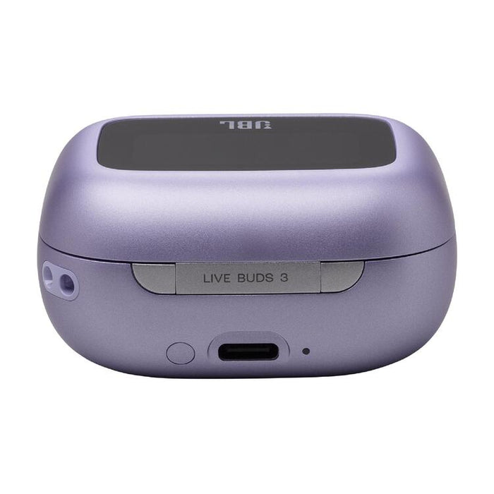 JBL Live Buds 3 | Écouteurs intra-auriculaires - Écran tactile LED 1,45" - Bluetooth - Mauve-SONXPLUS.com
