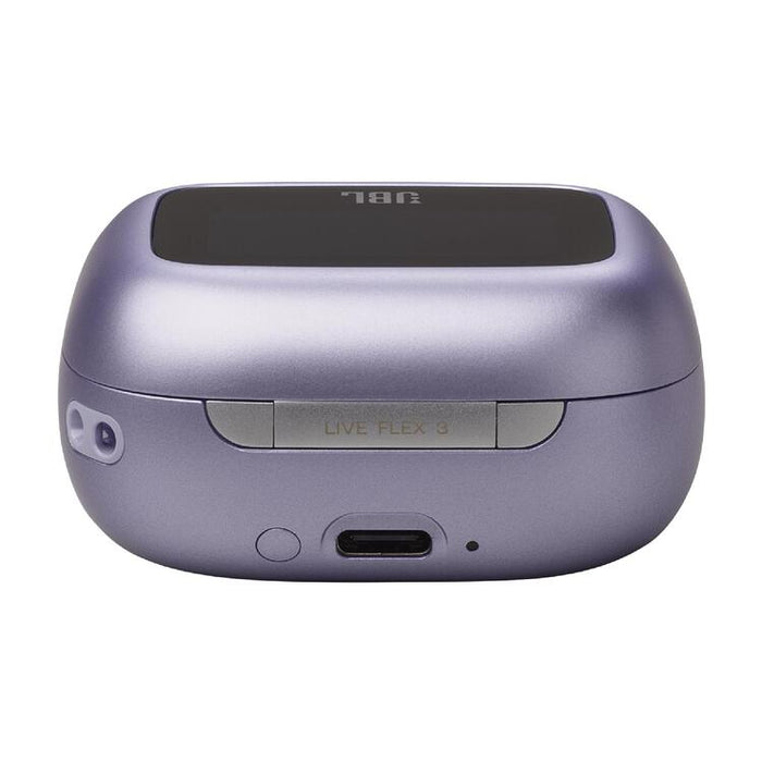 JBL Live Flex 3 | Écouteurs intra-auriculaire - Sans fil - Réduction de bruit - Écran tactile 1,45" - Mauve-SONXPLUS.com