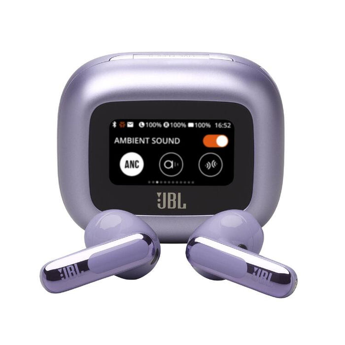 JBL Live Flex 3 | Écouteurs intra-auriculaire - Sans fil - Réduction de bruit - Écran tactile 1,45" - Mauve-SONXPLUS.com