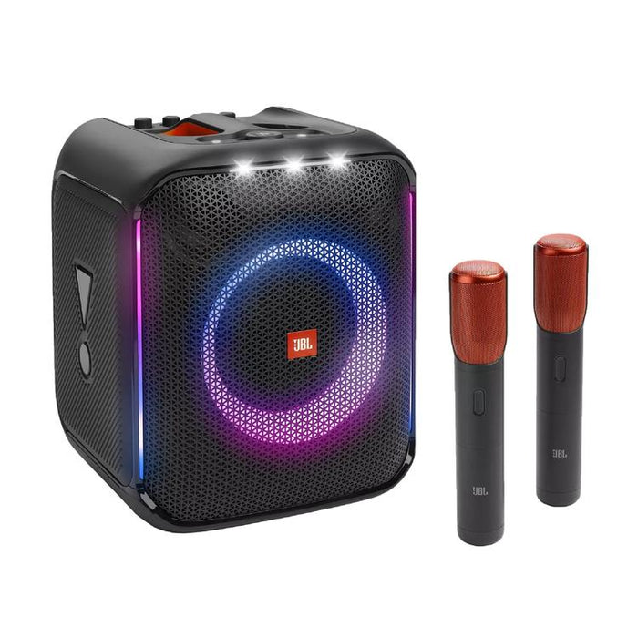 JBL PartyBox Encore | Haut-parleur de fête portatif - Sans fil - Bluetooth - 100 W - 2 Microphones inclus - Noir-SONXPLUS.com