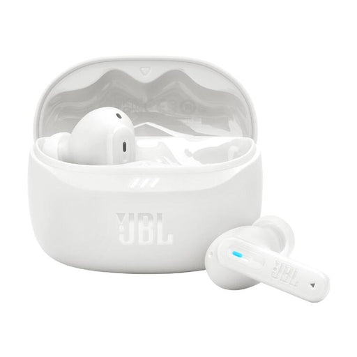 JBL Tune Beam 2 | Écouteurs intra-auriculaires - 100% Sans fil - Bluetooth - Smart Ambient - 6 Microphones - Blanc-SONXPLUS.com