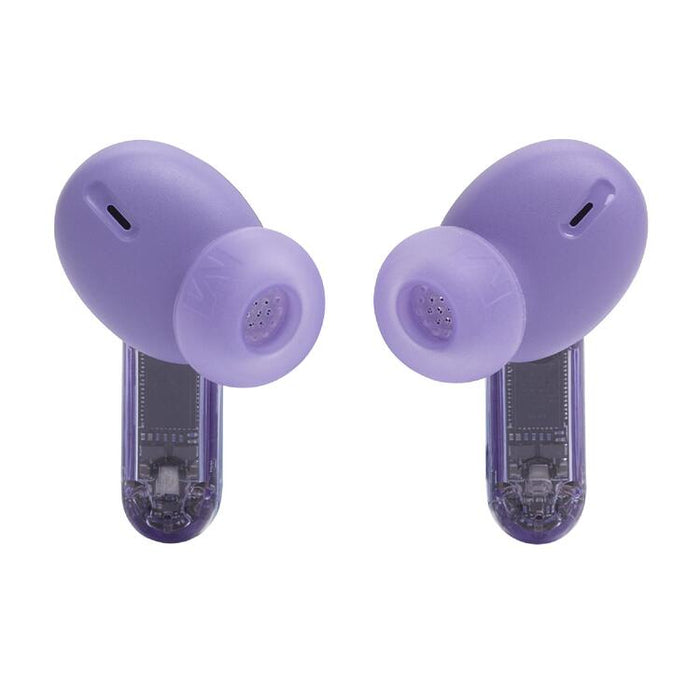 JBL Tune Beam 2 | Écouteurs intra-auriculaires - 100% Sans fil - Bluetooth - Smart Ambient - 6 Microphones - Mauve Fantôme-SONXPLUS.com