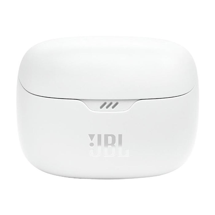 JBL Tune Beam | Écouteurs intra-auriculaires - 100% Sans fil - Bluetooth - Smart Ambient - Conception Stick-open - Blanc-SONXPLUS.com