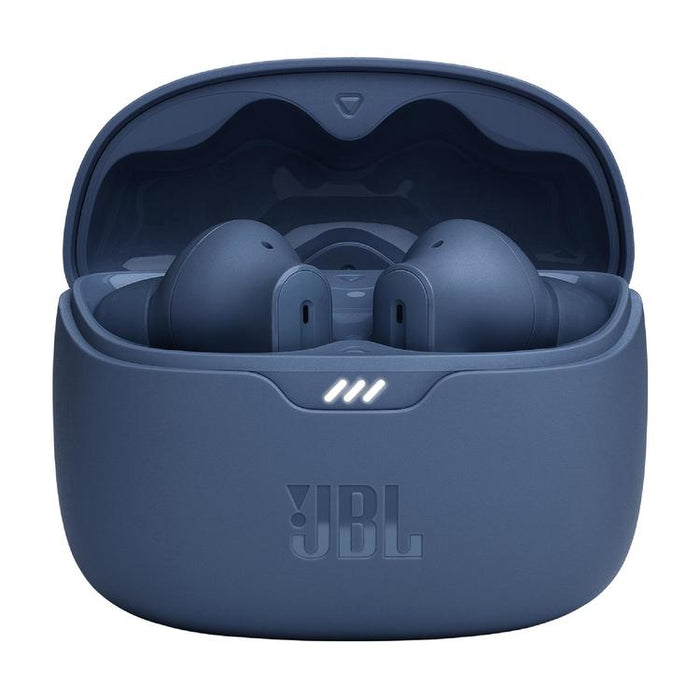 JBL Tune Beam | Écouteurs intra-auriculaires - 100% Sans fil - Bluetooth - Smart Ambient - Conception Stick-open - Bleu-SONXPLUS.com