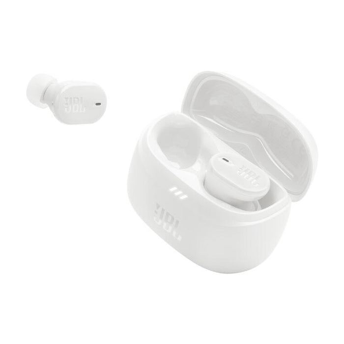 JBL Tune Buds 2 | Écouteurs intra-auriculaires - 100% - Sans fil - Bluetooth - Réduction de bruit - 6 microphones - Blanc-SONXPLUS.com