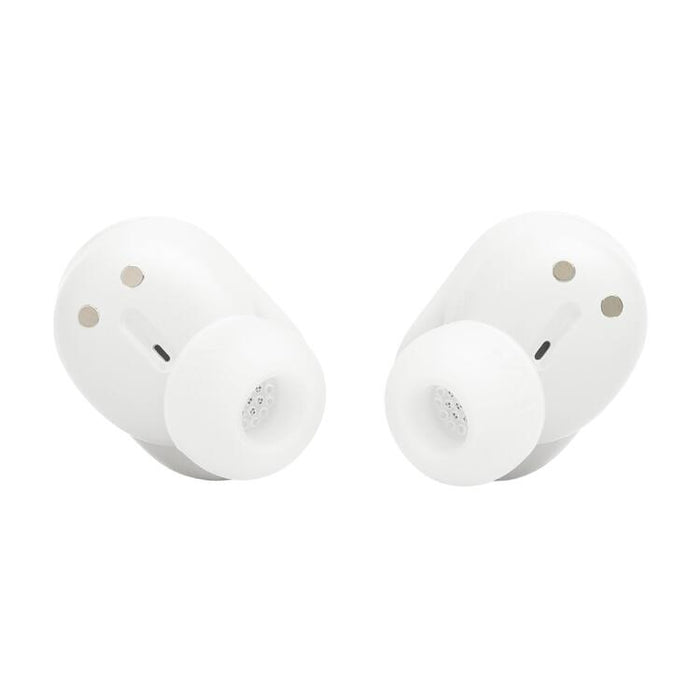 JBL Tune Buds 2 | Écouteurs intra-auriculaires - 100% - Sans fil - Bluetooth - Réduction de bruit - 6 microphones - Blanc-SONXPLUS.com