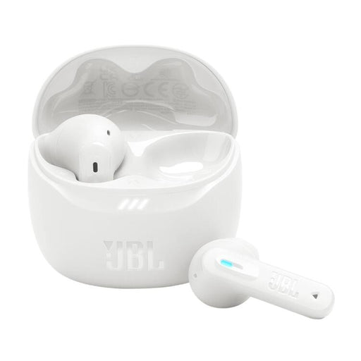 JBL Tune Flex 2 | Écouteurs intra-auriculaires - 100% Sans fil - Bluetooth - Réduction de bruit - 6 Microphones - IP54 - Blanc-SONXPLUS.com