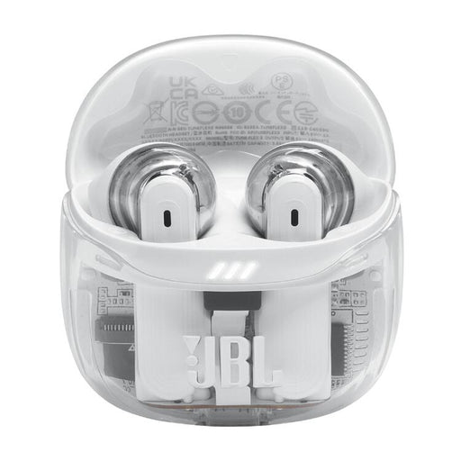 JBL Tune Flex 2 | Écouteurs intra-auriculaires - 100% Sans fil - Bluetooth - Réduction de bruit - 6 Microphones - IP54 - Blanc Fantôme-SONXPLUS.com