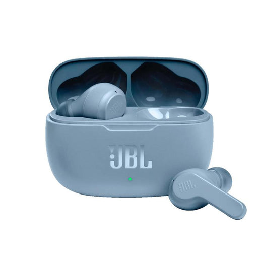 JBL Vibe 200TWS | Écouteurs 100% sans fil intra-auriculaires - Bluetooth - Son JBL Deep Bass - Microphone - Bleu-SONXPLUS.com