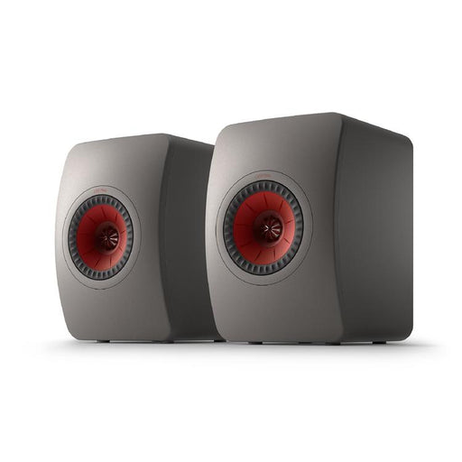 KEF LS50 META | Haut-parleurs HiFi Uni-Q 12e génération - Bass reflex 2 voies - Technologhie d'absorption Metamaterial - Gris Titane - Paire-SONXPLUS.com