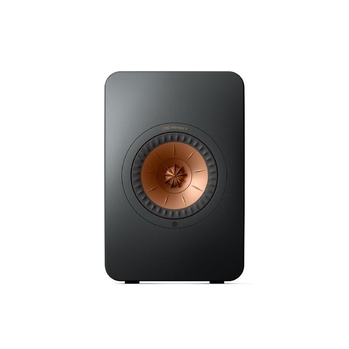 KEF LS50 WIRELESS II | Haut-parleurs HiFi Sans fil - Absorption des métamatériaux - Noir Carbone - Paire-SONXPLUS.com