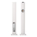 KEF LS60 WIRELESS | Haut-parleurs sur pieds HiFi sans fil - Tout-en-1 - Blanc Minérale - Paire-SONXPLUS.com