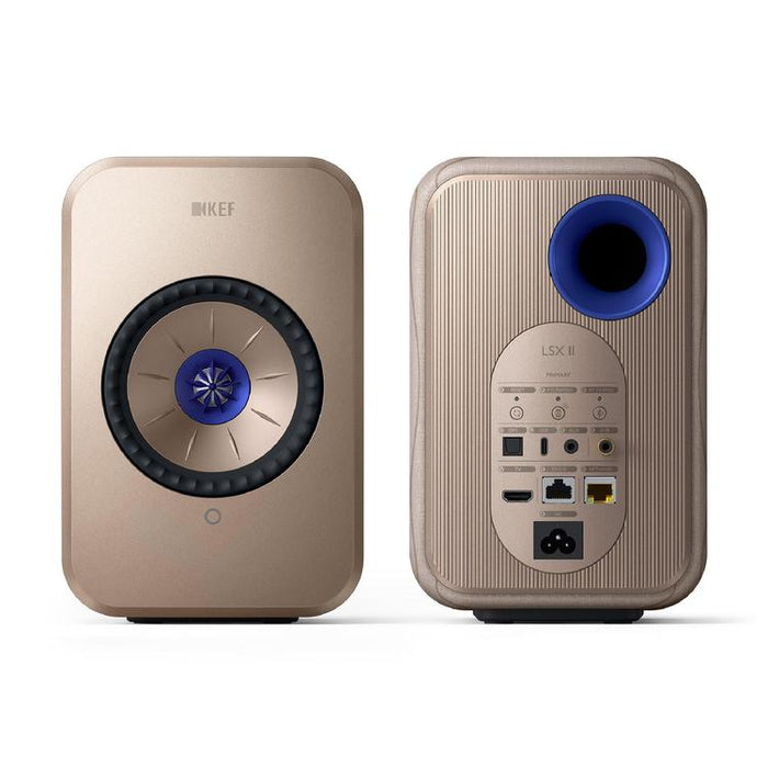 KEF LSX II | Haut-parleurs HiFi Sans fil - Compacte et versatile - SoundWave Edition - Paire-SONXPLUS.com
