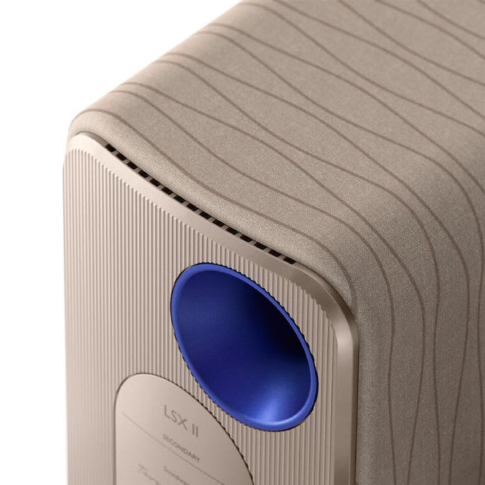 KEF LSX II | Haut-parleurs HiFi Sans fil - Compacte et versatile - SoundWave Edition - Paire-SONXPLUS.com