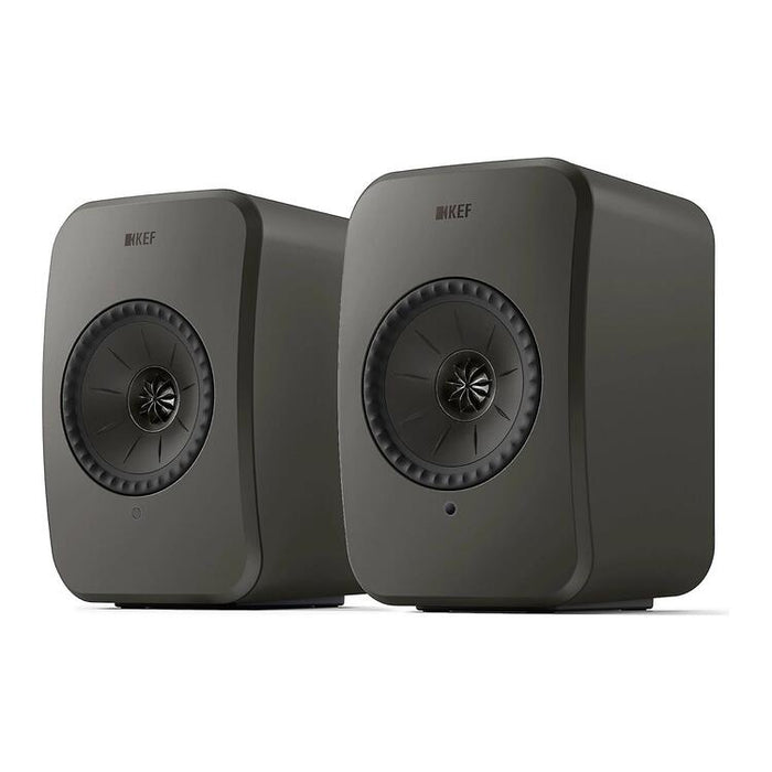 KEF LSX II LT | Haut-parleurs HiFi Sans fil - Compacte et versatile - Gris Graphite - Paire-SONXPLUS.com
