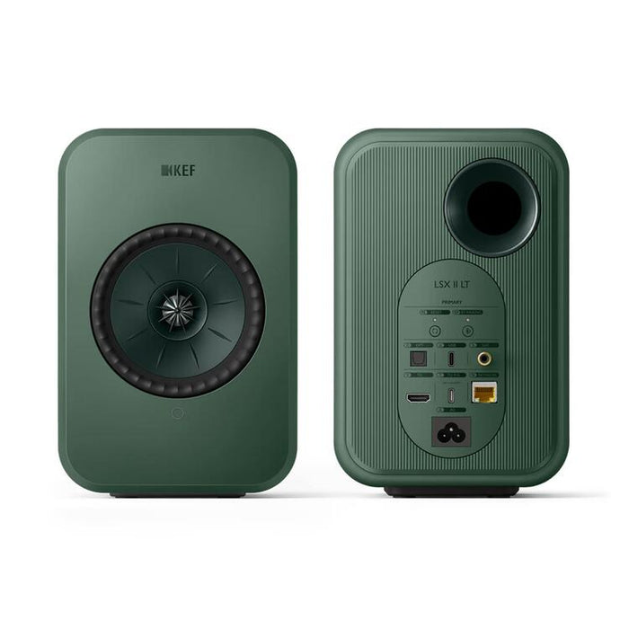 KEF LSX II LT | Haut-parleurs HiFi Sans fil - Compacte et versatile - Vert Sauge - Paire-SONXPLUS.com