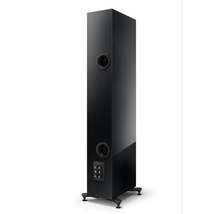 KEF R11 Meta | Haut-parleurs sur pieds - Bass Reflex 3 voies - Hi-Fi - Noir Laqué - Paire-SONXPLUS.com