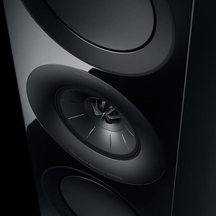 KEF R11 Meta | Haut-parleurs sur pieds - Bass Reflex 3 voies - Hi-Fi - Noir Laqué - Paire-SONXPLUS.com