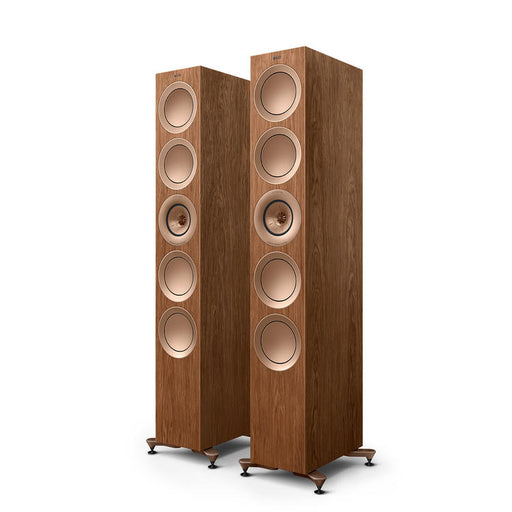 KEF R11 Meta | Haut-parleurs sur pieds - Bass Reflex 3 voies - Hi-Fi - Noyer - Paire-SONXPLUS.com