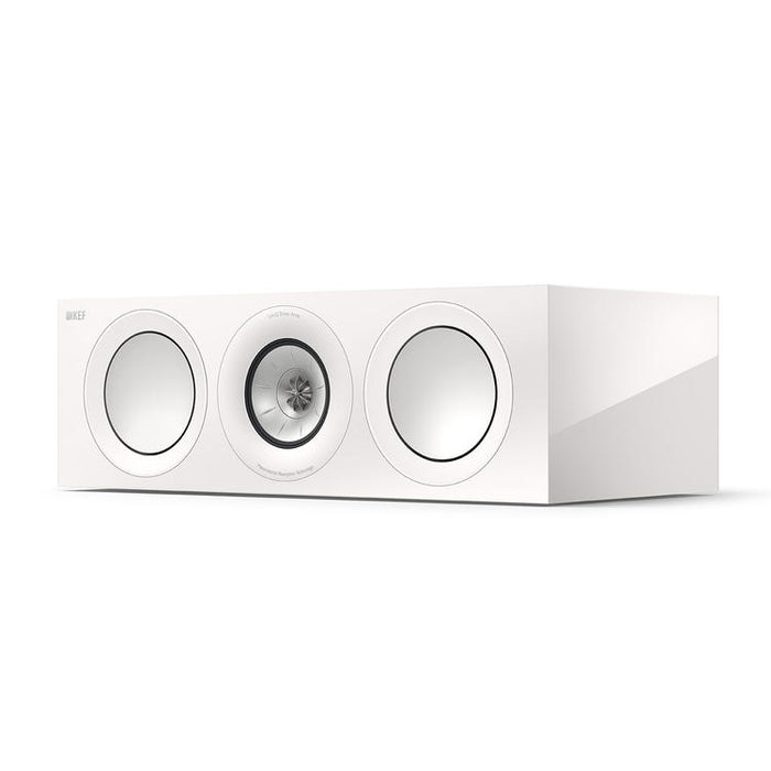 KEF R6 Meta | Haut-parleurs LCR - 3 voies charge close - Hi-Fi - Blanc Laqué - Unité-SONXPLUS.com