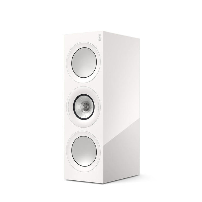 KEF R6 Meta | Haut-parleurs LCR - 3 voies charge close - Hi-Fi - Blanc Laqué - Unité-SONXPLUS.com