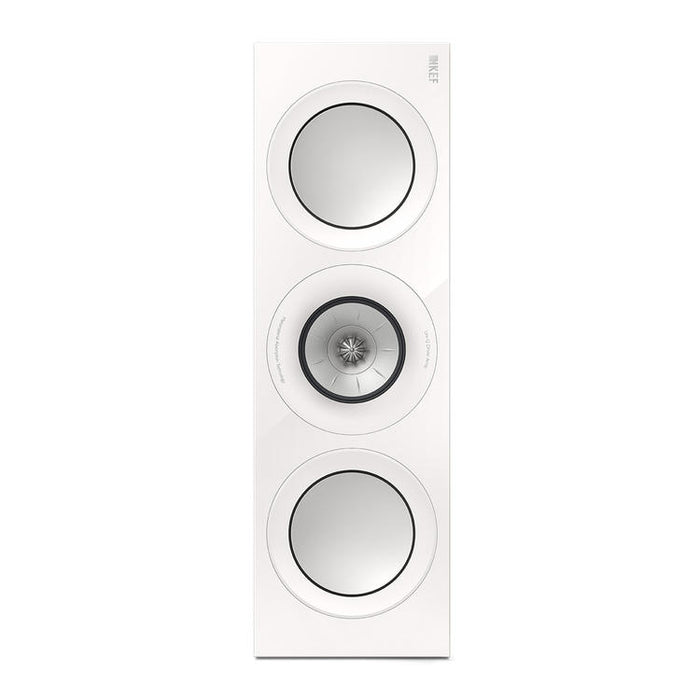 KEF R6 Meta | Haut-parleurs LCR - 3 voies charge close - Hi-Fi - Blanc Laqué - Unité-SONXPLUS.com