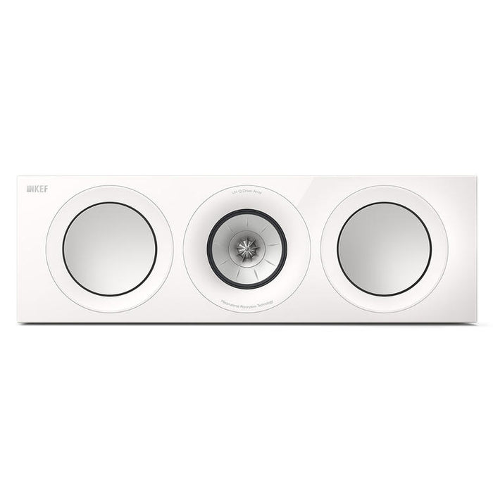 KEF R6 Meta | Haut-parleurs LCR - 3 voies charge close - Hi-Fi - Blanc Laqué - Unité-SONXPLUS.com