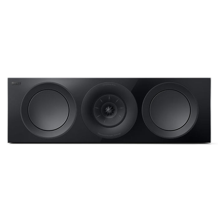 KEF R6 Meta | Haut-parleurs LCR - 3 voies charge close - Hi-Fi - Noir Laqué - Unité-SONXPLUS.com