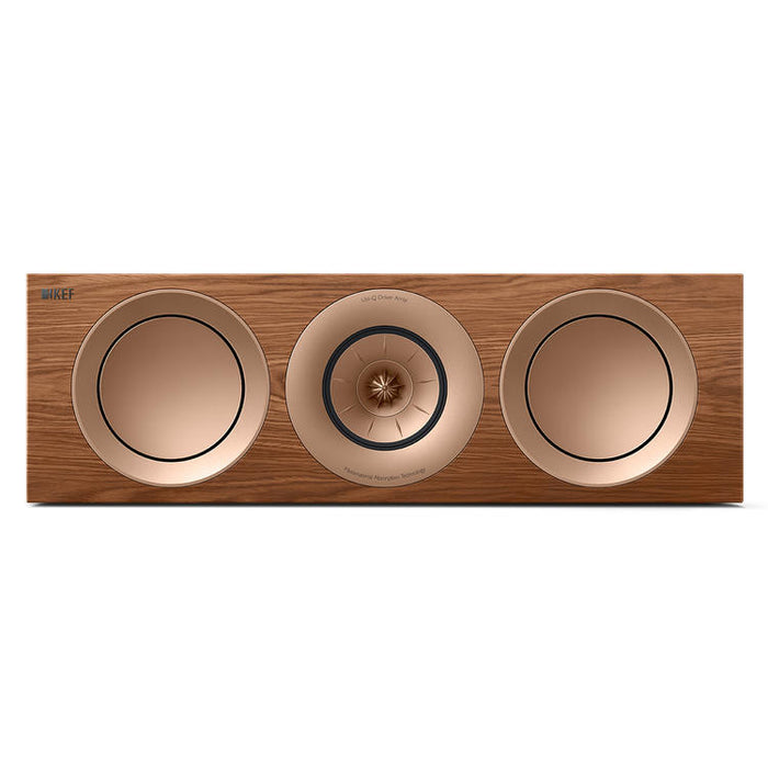 KEF R6 Meta | Haut-parleurs LCR - 3 voies charge close - Hi-Fi - Noyer - Unité-SONXPLUS.com