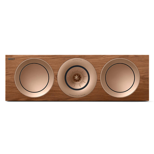 KEF R6 Meta | Haut-parleurs LCR - 3 voies charge close - Hi-Fi - Noyer - Unité-SONXPLUS.com