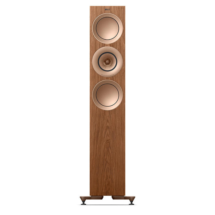KEF R7 Meta | Haut-parleurs sur pieds - Bass Reflex 3 voies - Hi-Fi - Noyer - Paire-SONXPLUS.com