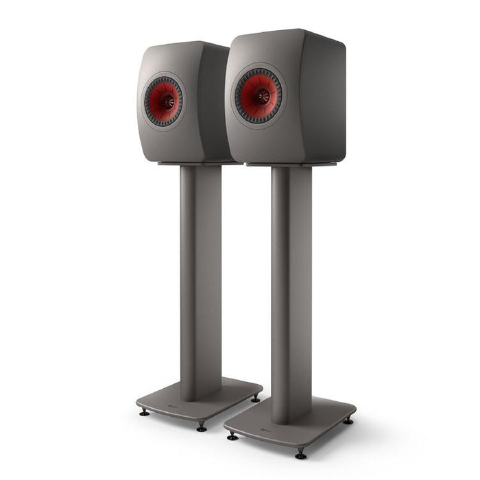 KEF S2 | Supports Haut-parleurs de plancher - Gris Titane - Paire-SONXPLUS.com