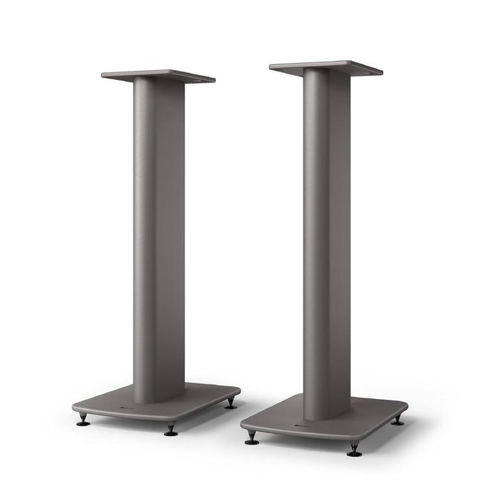 KEF S2 | Supports Haut-parleurs de plancher - Gris Titane - Paire-SONXPLUS.com