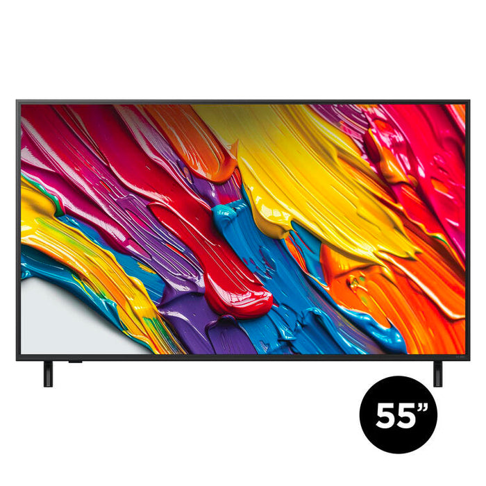 LG 55QNED82AUA | Téléviseur 55" QNED 4K - UHD 4K - Série QNED82A - 60Hz - Processeur IA a7 4K Gen8 - Noir-SONXPLUS.com